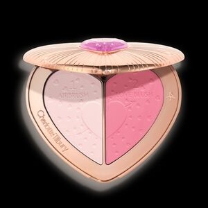 Charlotte Tilbury Heart-Shaped Blush Palette - Pink and White